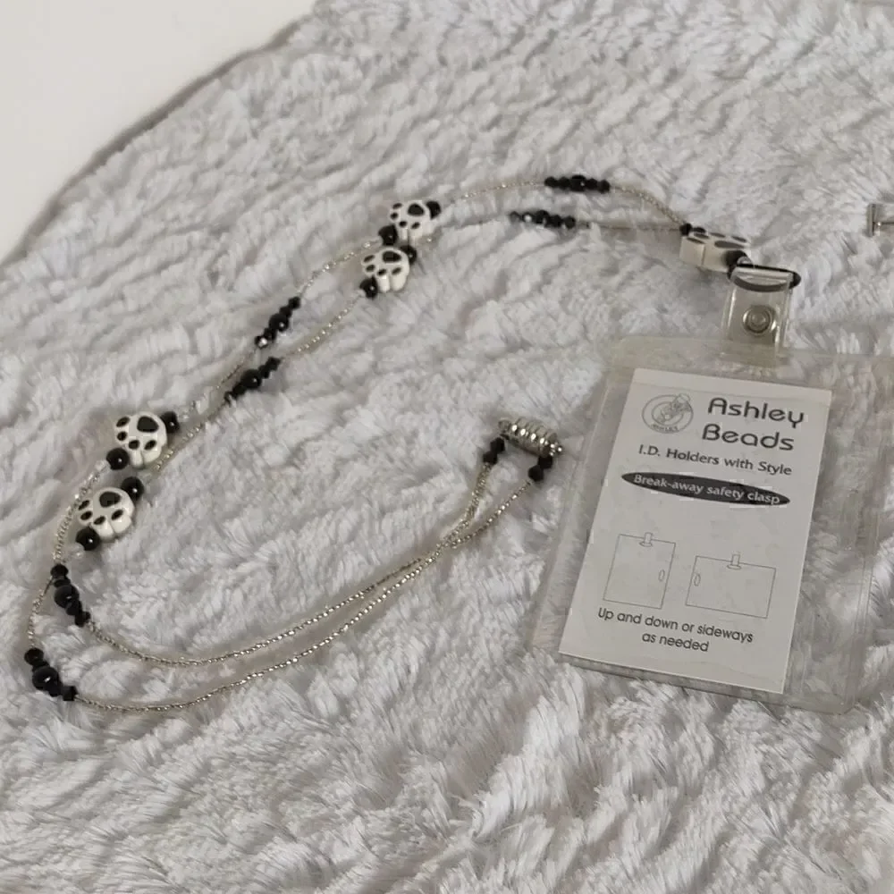 Ashley Beads ID Holder Beaded 